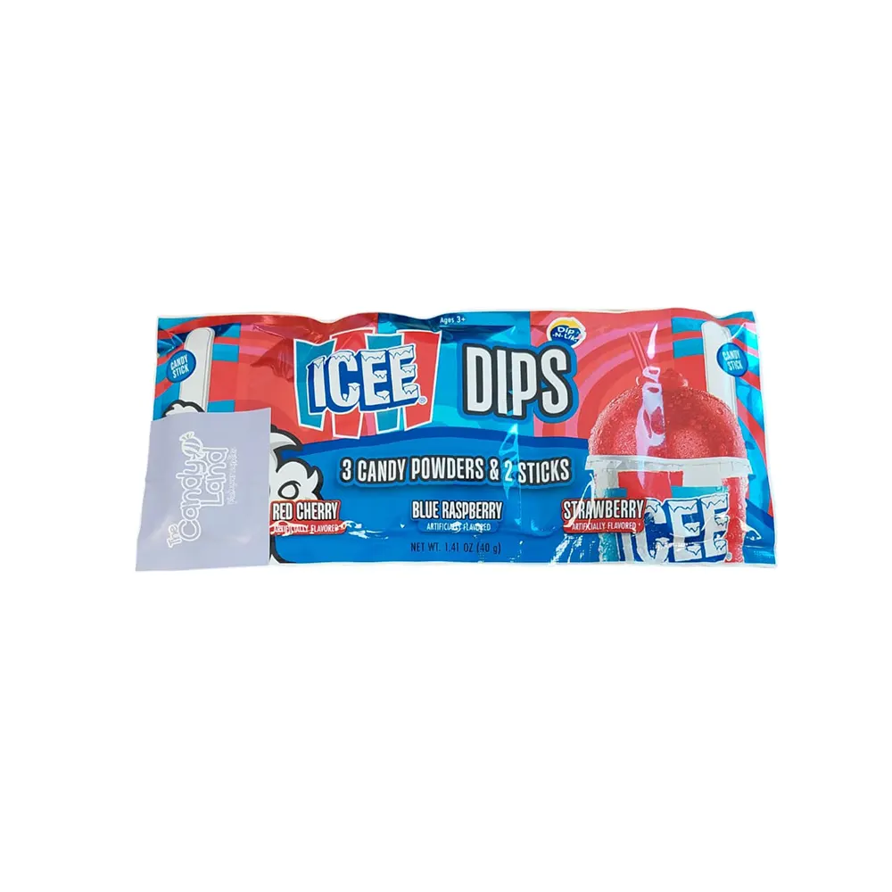 ICEE DIPS 3 CANDY POWDERS & 2 STICKS 1.41OZ - Imagen 4