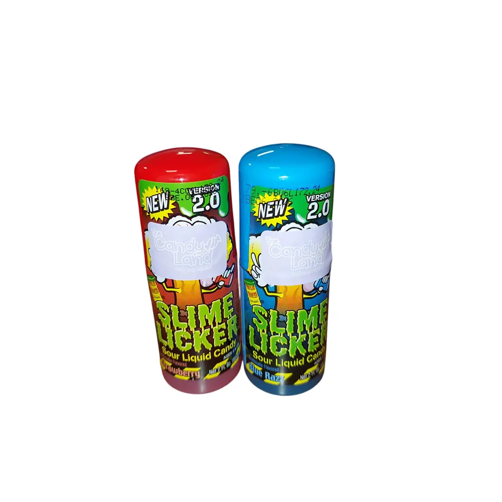 TOXIC WASTE SLIME LICKER BLUE RAZZ & STRAW 270ML - Imagen 2