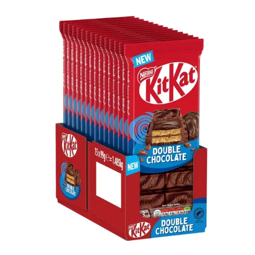 KITKAT DOUBLE CHOCOLATE SHARING BLOCK PMP 15x 99G