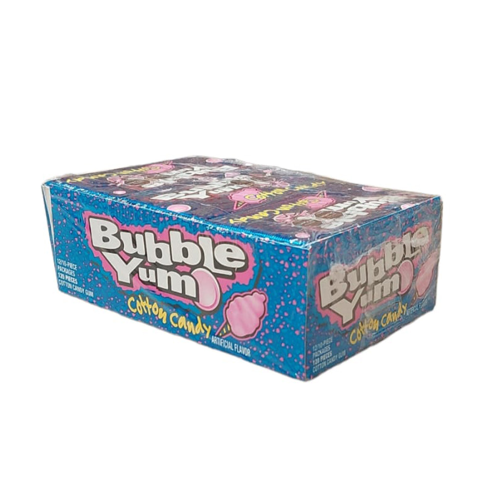 BUBBLE YUM COTTON CANDY 10PIECES 2.8OZ - Imagen 2
