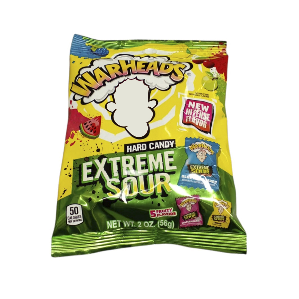 WARHEADS EXTREME SOUR 2OZ - Imagen 3
