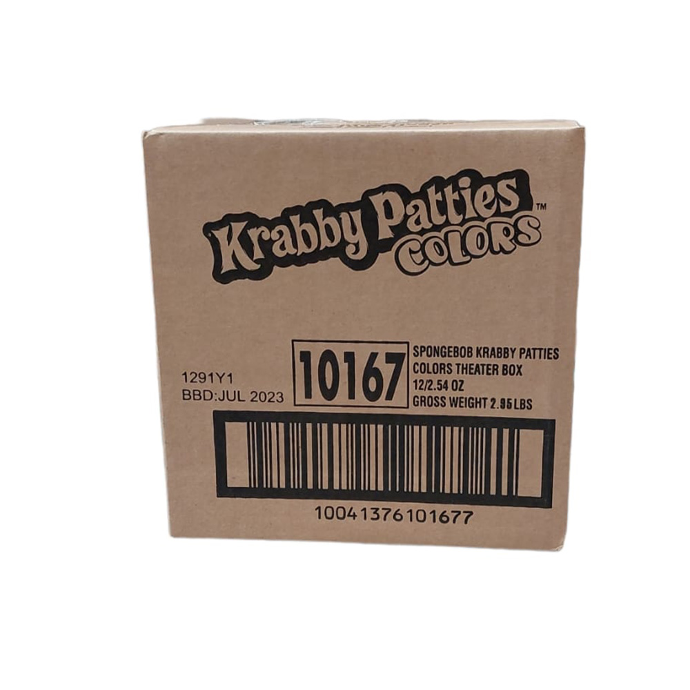 GUMMY KRABBY PATTIES COLORS VIDEO BOX 2.54OZ - Imagen 3
