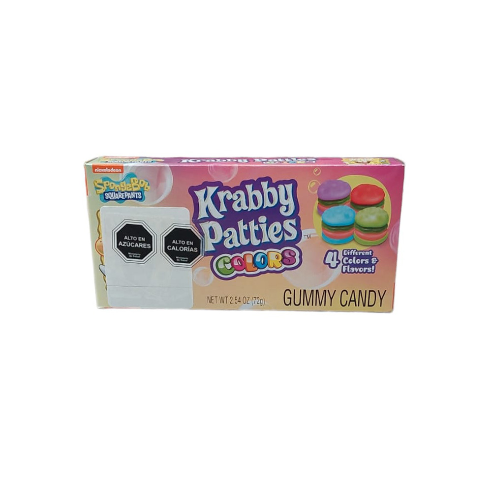GUMMY KRABBY PATTIES COLORS VIDEO BOX 2.54OZ - Imagen 4