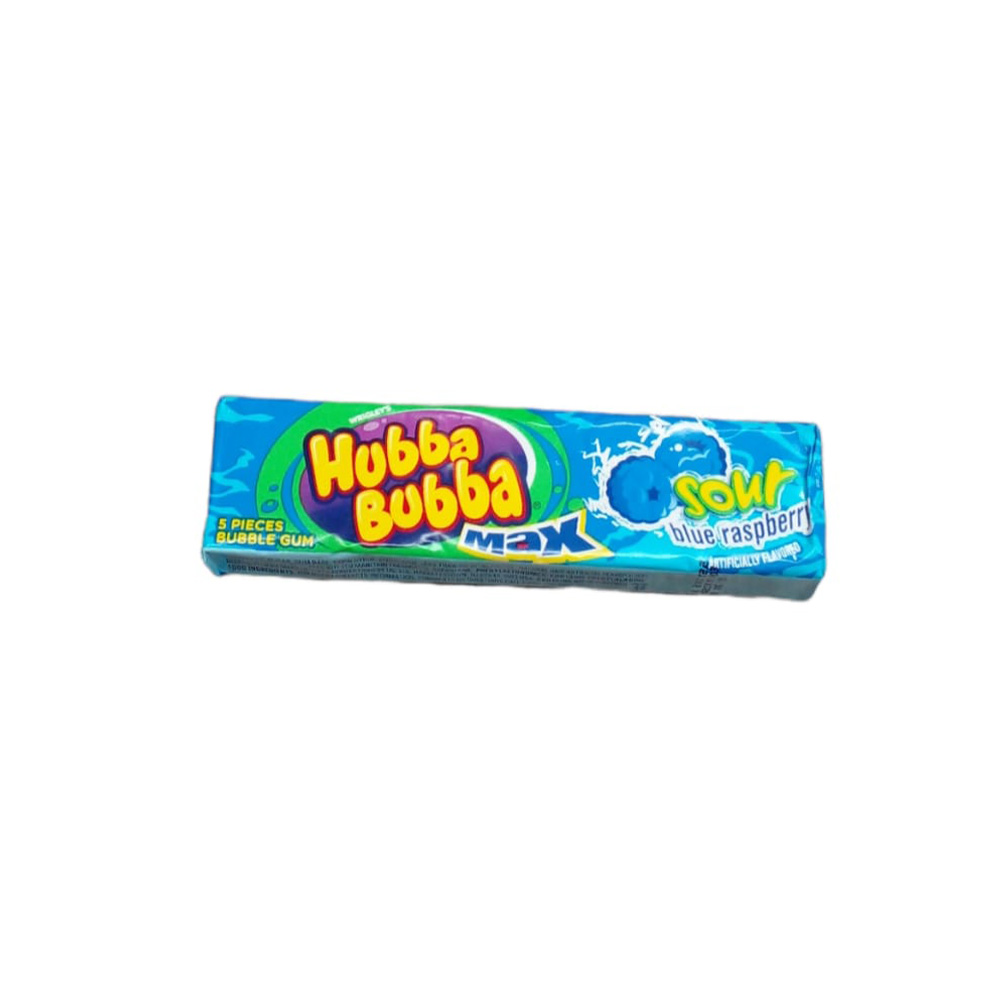 HUBBA BUBBA MAX SOUR BLUE RASPBERRY 5 PIECES - Imagen 4