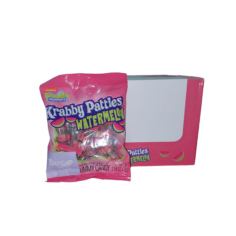 KRABBY PATTIES GUMMY CANDY WATERMELON 2.54OZ