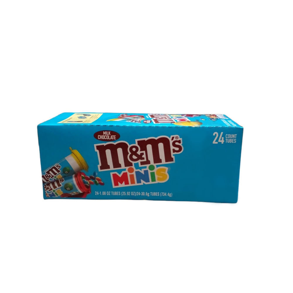 M&M´S MILK MINI TUBES 1.08OZ - Imagen 2