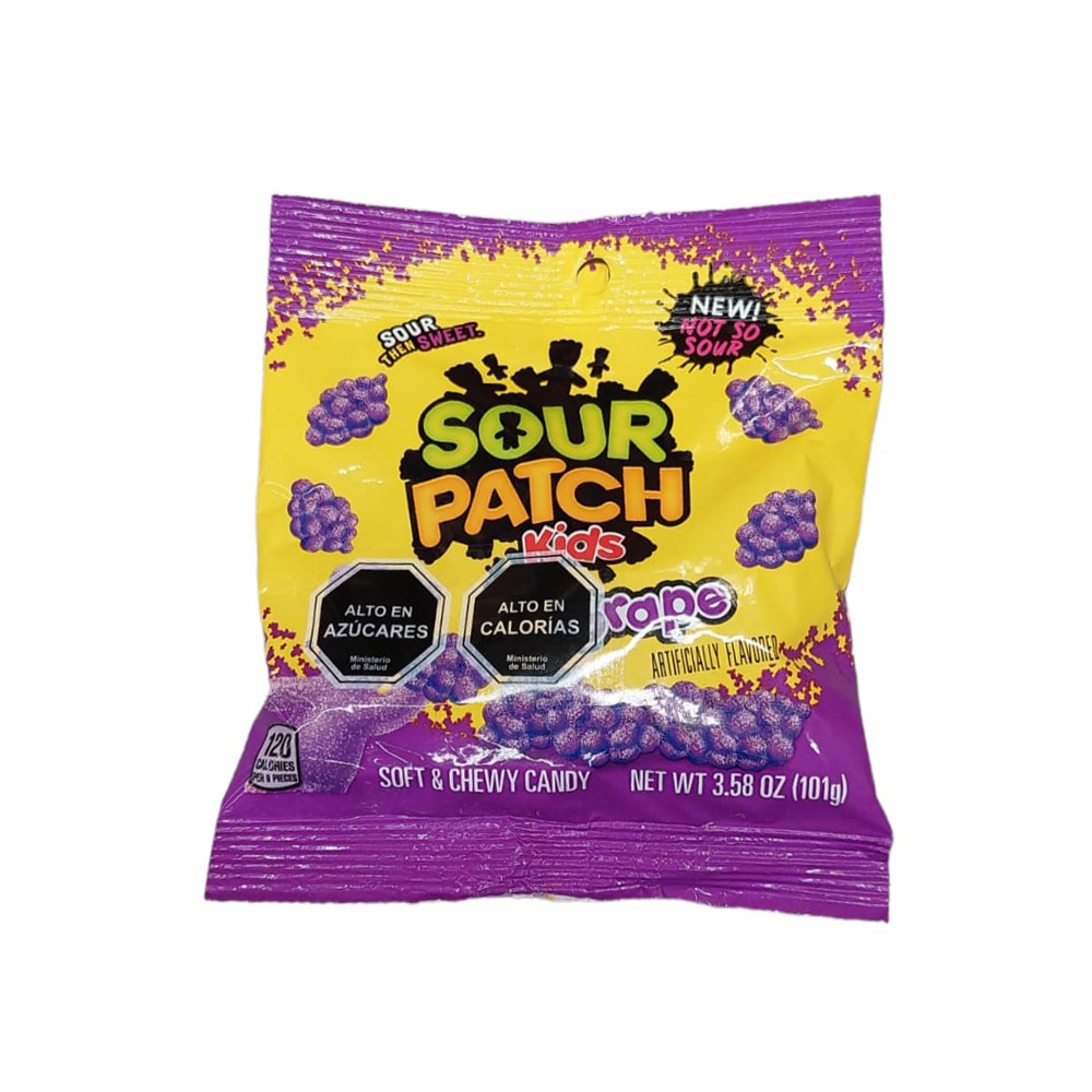 SOUR PATCH GRAPE BAG 3.58OZ - Imagen 5