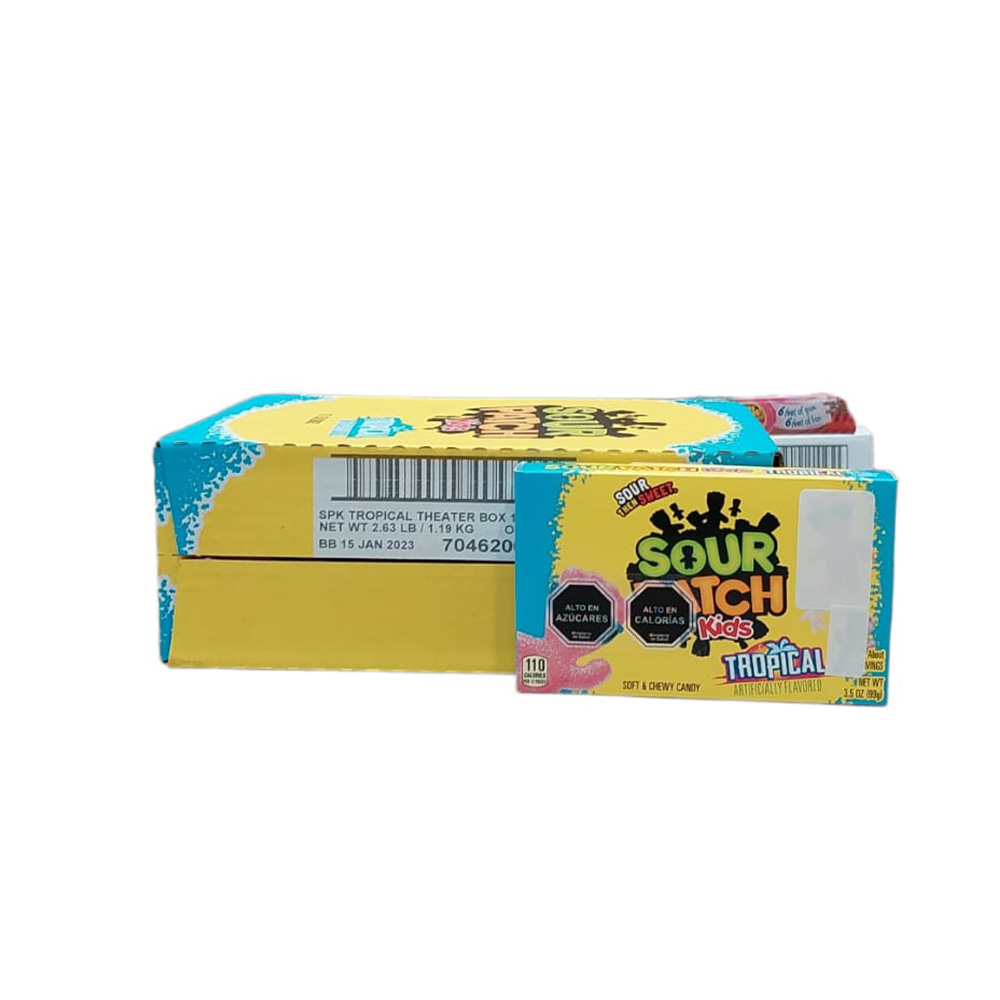 SOUR PATCH TROPICAL VIDEO BOX 3.5OZ