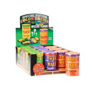 TOXIC WASTES COLORED SOUR CANDY 1.7OZ