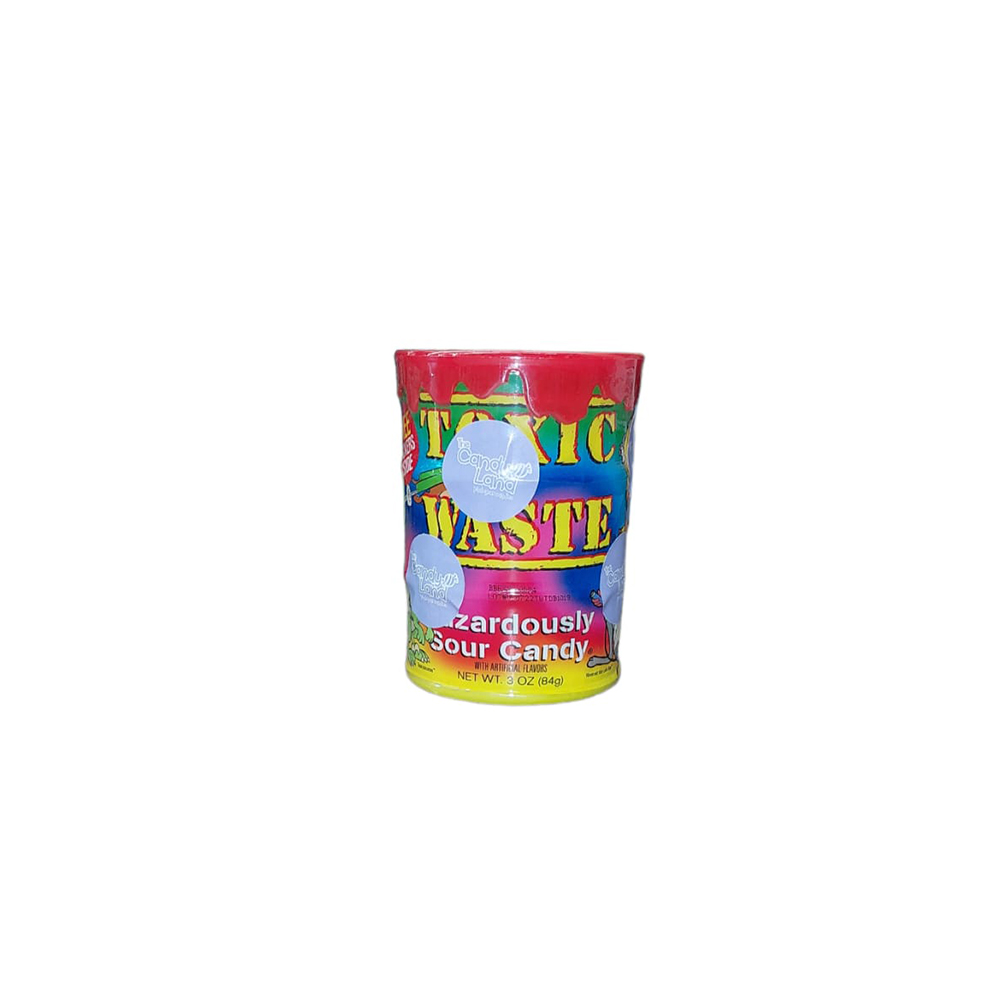 TOXIC WASTE HAZARDOUSLY SOUR CANDY BANK 3OZ - Imagen 2