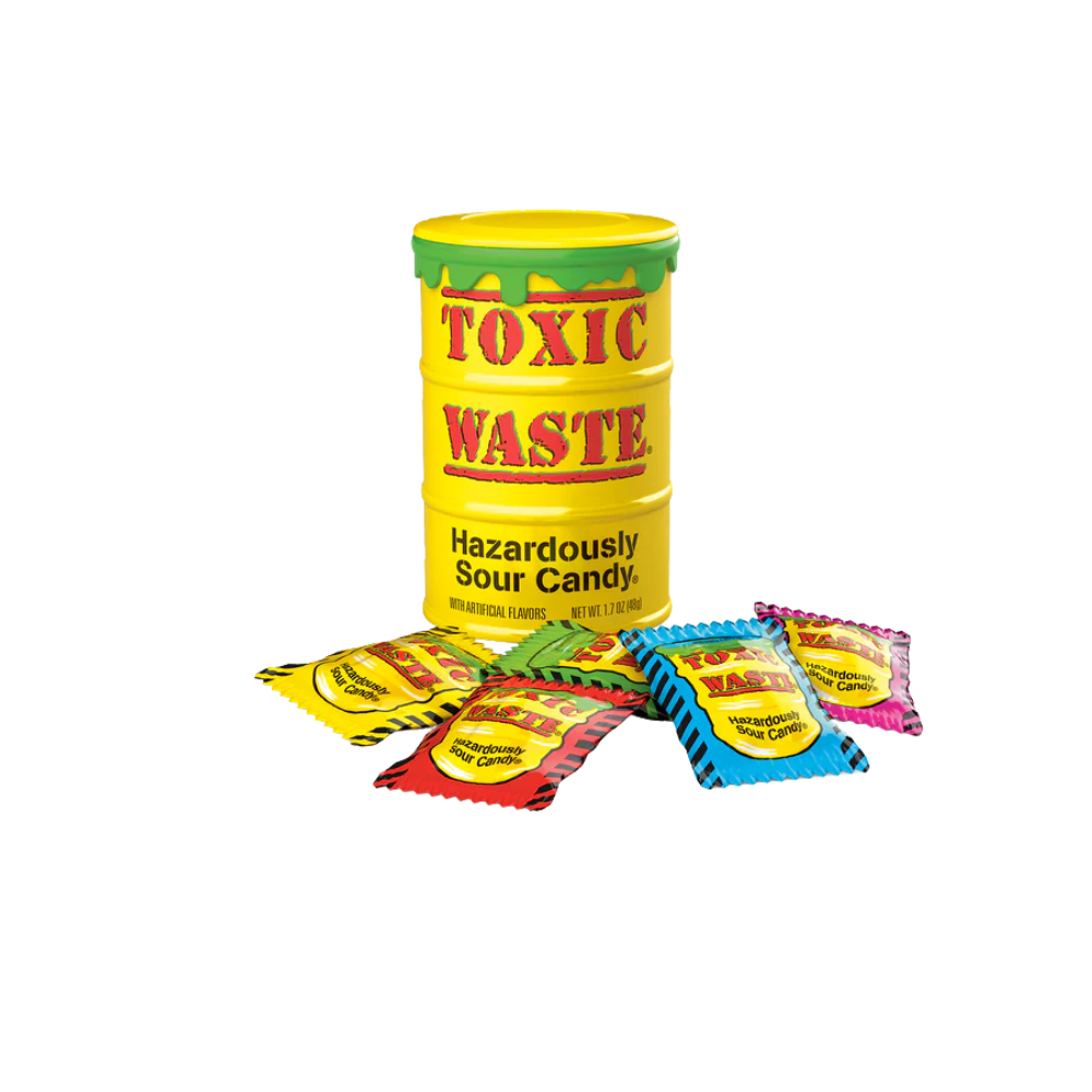 TOXIC WASTE SOUR CANDY 1.7OZ - Imagen 2