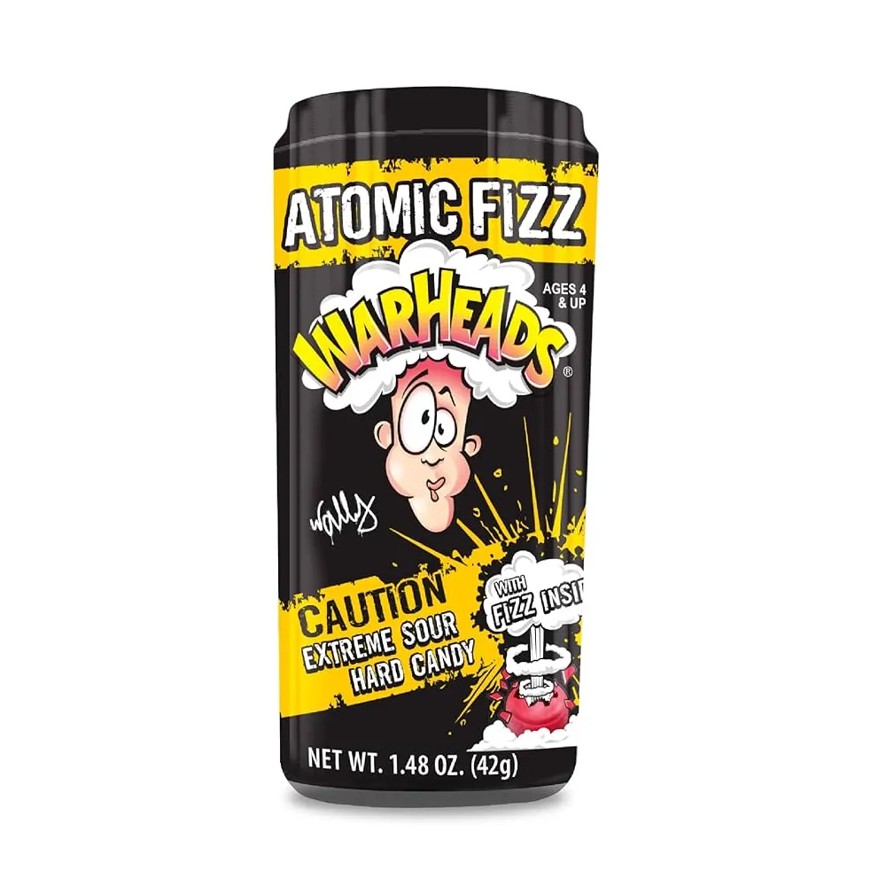 WARHEADS ATOMIC FIZZ HARD CANDY 1.480Z