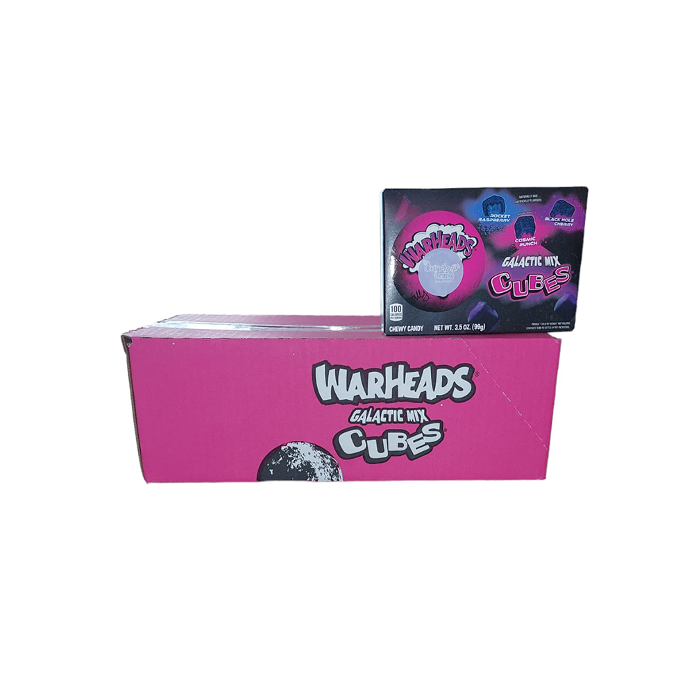 WARHEADS GALACTIC MIX CUBES 3.5OZ