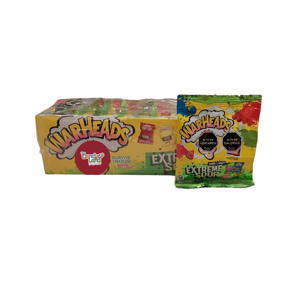 WARHEADS EXTREME SOUR 1OZ
