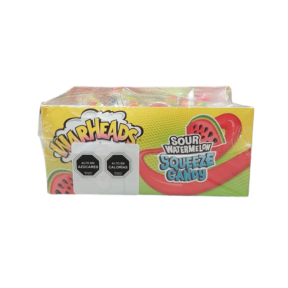 WARHEADS SOUR WATERMELON SQUEEZE CANDY 2.5OZ - Imagen 2
