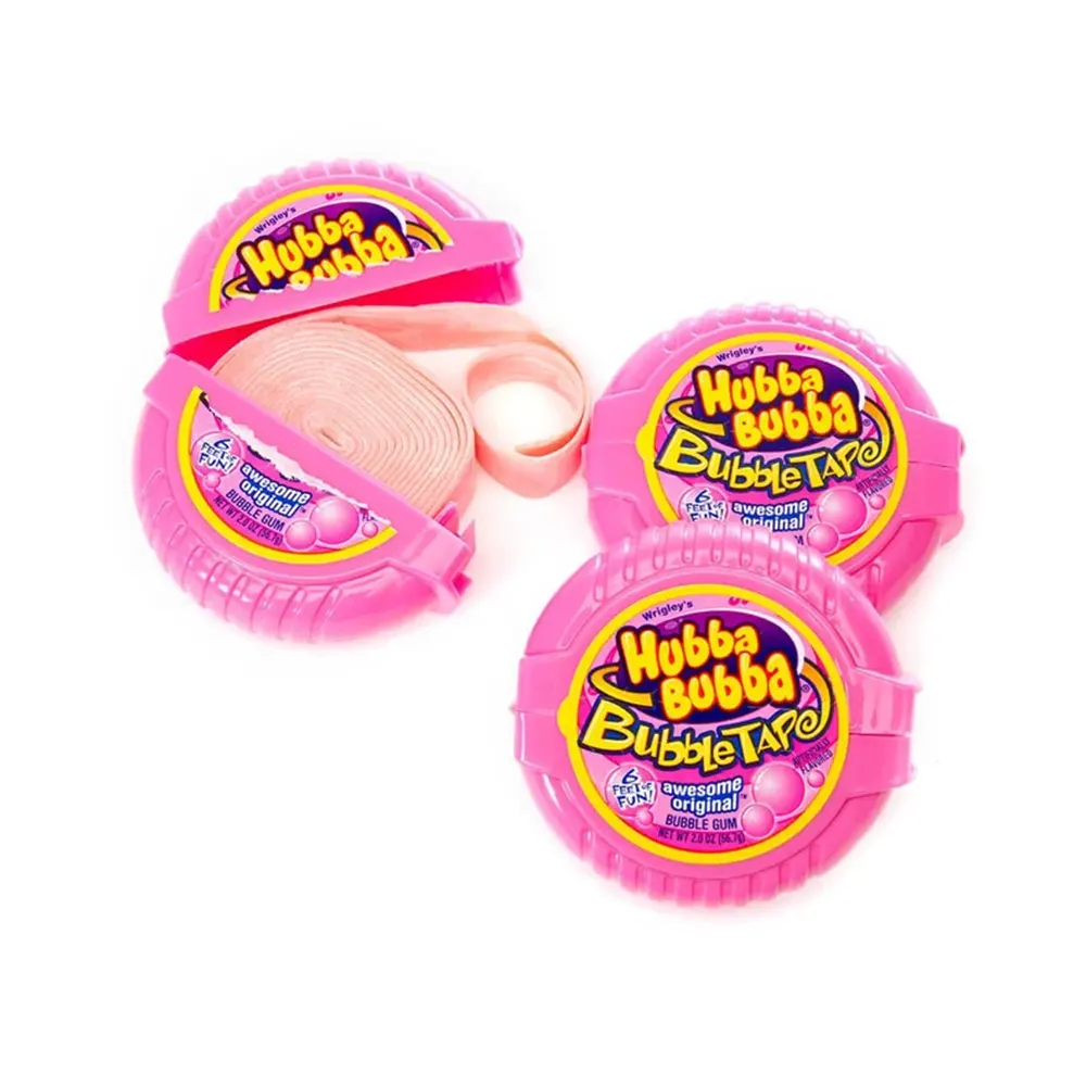 WRIGLEY'S HUBBA BUBBA TAPE FANCY FRUIT 12X56G - Imagen 2