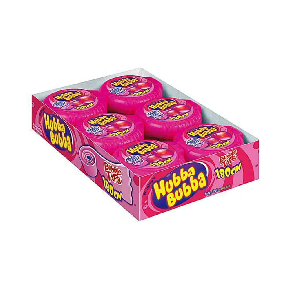WRIGLEY'S HUBBA BUBBA TAPE FANCY FRUIT 12X56G