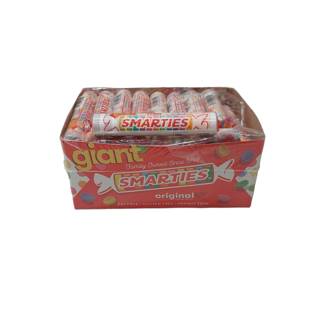 SMARTIES ORIGINAL CANDY ROLLS GIANT 1OZ