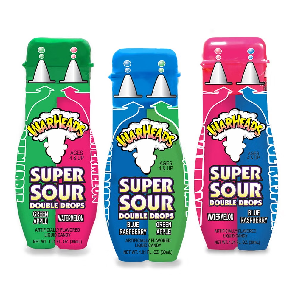 WARHEADS SUPER SOUR DOUBLE DROPS 220ML - Imagen 2