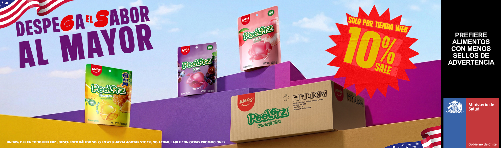 Promoción Peelerz 10% off