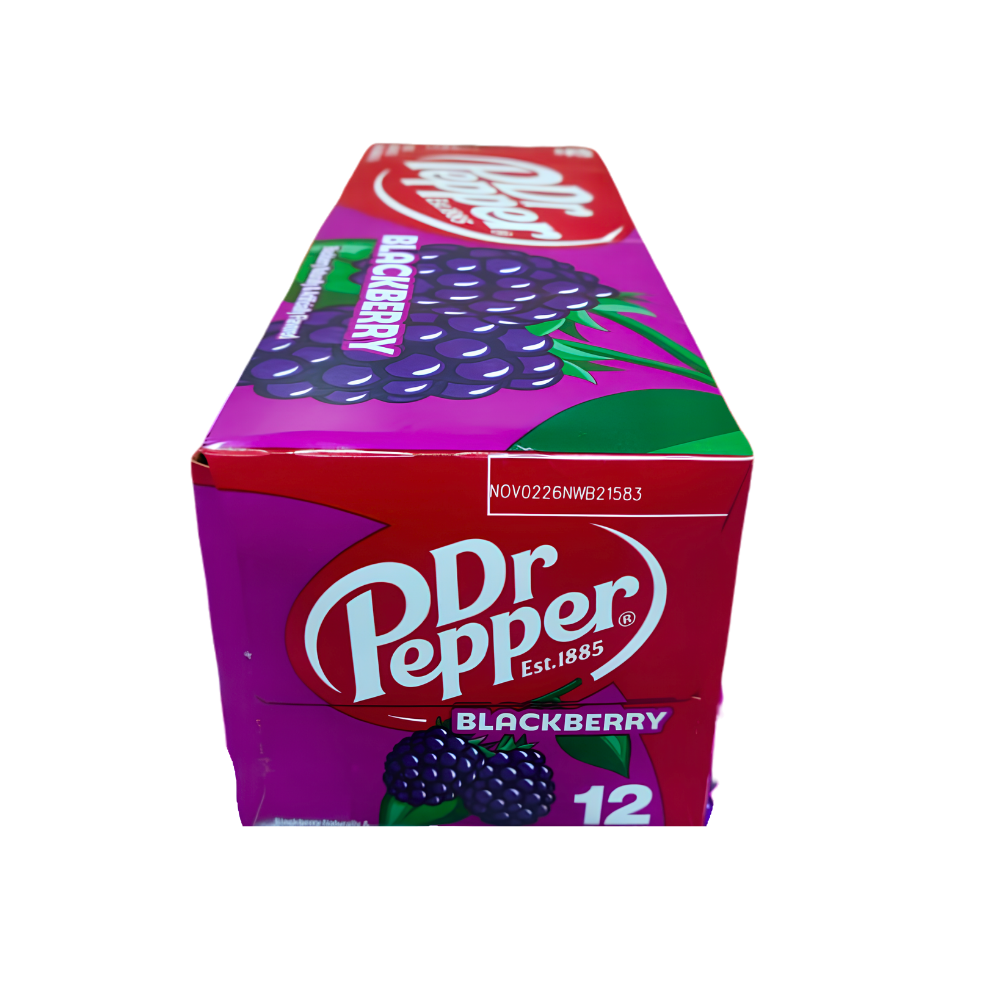 BEBIDAS DR. PEPPER BLACKBERRY 12U x 355ML - Imagen 3