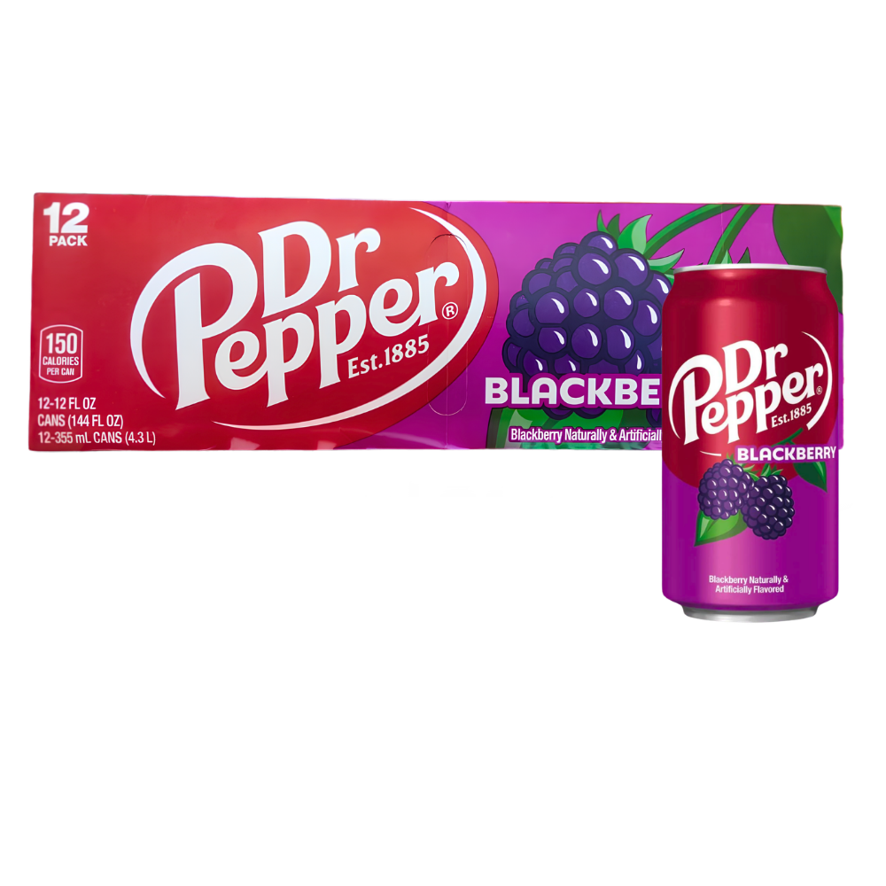 BEBIDAS DR. PEPPER BLACKBERRY 12U x 355ML