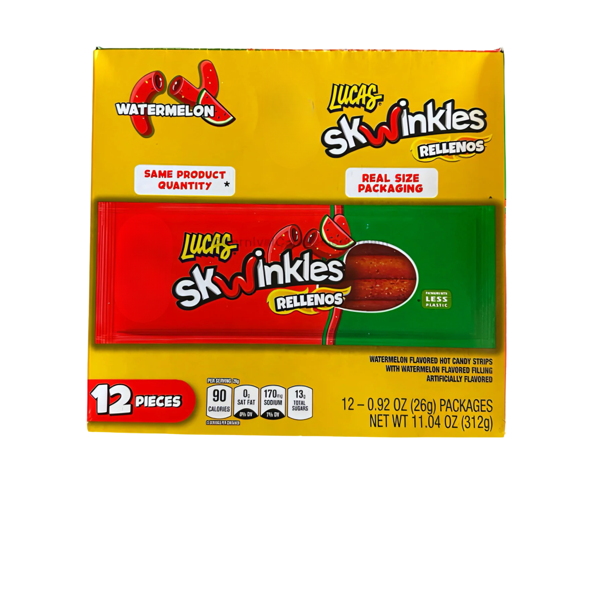 LUCAS SKWINKLES RELLENOS WATERMELON 12x26g - Imagen 3