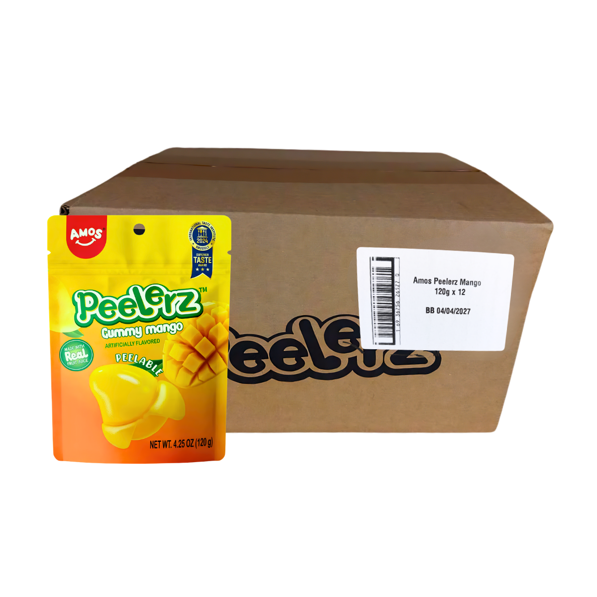 AMOS PEELERZ MANGO 12 x 120g